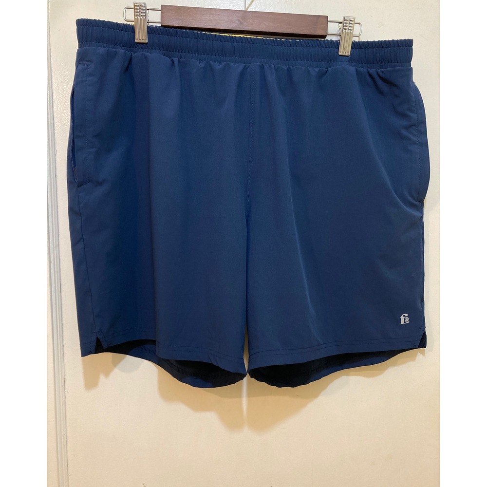 Fielder Bonobos Shorts Mens L Blue Zip Pockets Gym Hike Gorpcore Sporty Athletic